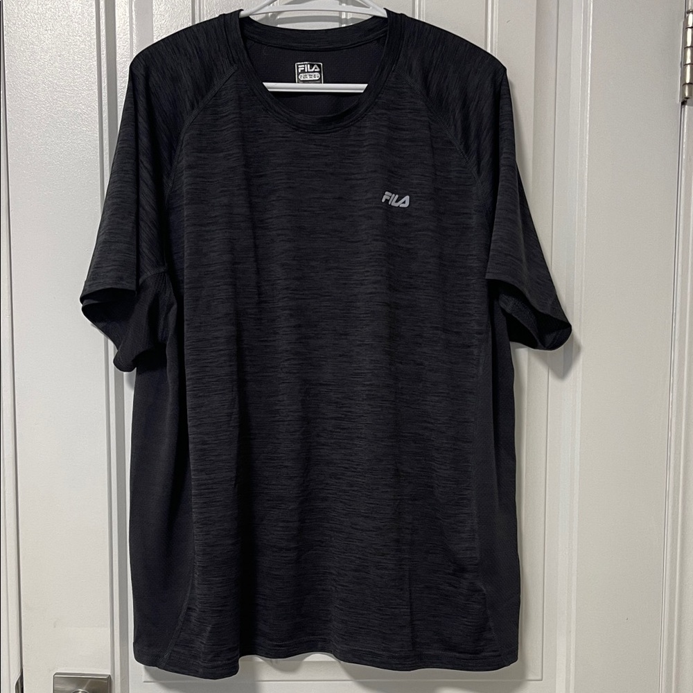 Fila Men's Charcoal Short Sleeve Tee